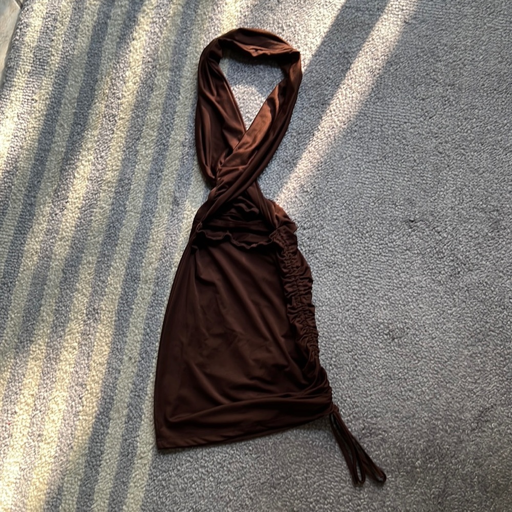 Amazon BROWN mini dress